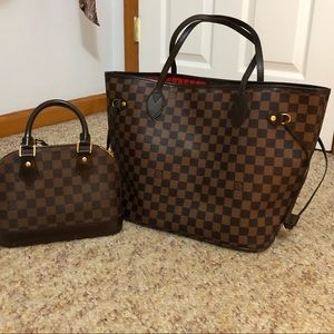 Checkered tote